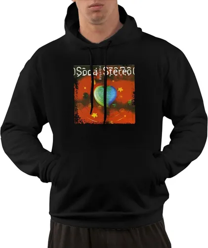 Vista 2 de Taijlao Soda Stereo Dynamo Hoodie Casual Sweatshirt Pullover Hooded With Pockets For Men'S