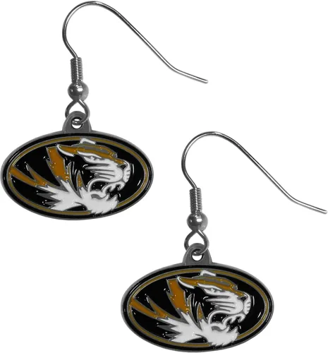 Vista 5 de Siskiyou Sports NCAA unisex-adult Chrome Dangle Earrings