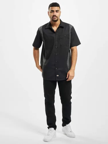 Vista 8 de Dickies Camisa de trabajo de dos tonos de manga corta para hombre