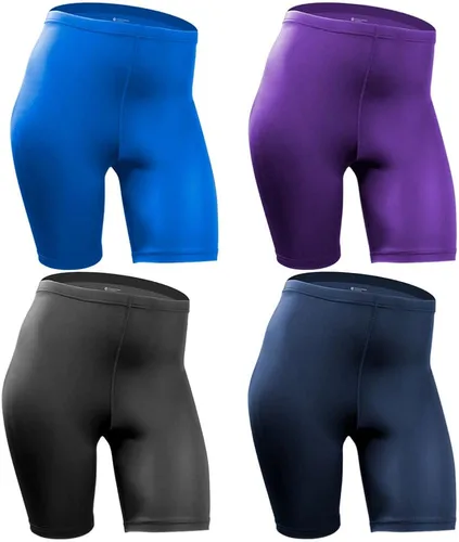 Vista 4 de Aero Tech - Pantalones cortos de ciclismo clásicos acolchados para mujer de EE. UU
