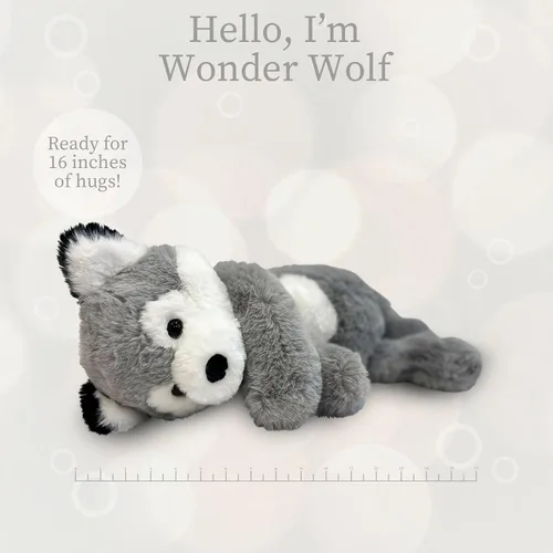Vista 4 de World's Softest Animal de peluche para bebés, niños pequeños, niños y adultos. Adorable juguete hecho de materiales de calidad aptos para niños