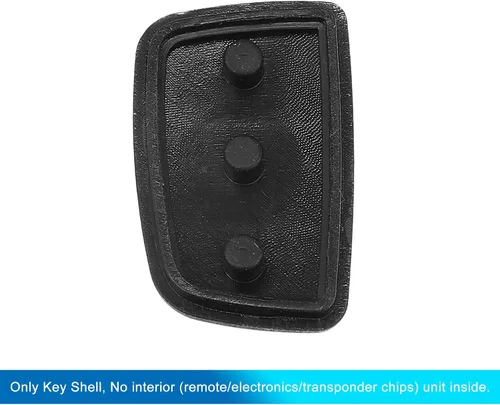 Vista 4 de X AUTOHAUX 3 botón coche remoto Fob caso inserto de goma almohadilla teclado reemplazo para Hyundai