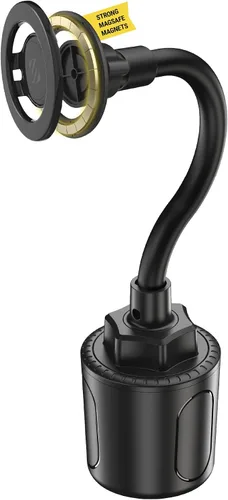 Vista 13 de Scosche SMS1CD Soporte MagSafe para ranura de CD, soporte magnético ajustable para teléfono celular para reproductor de CD de automóvil, compatible