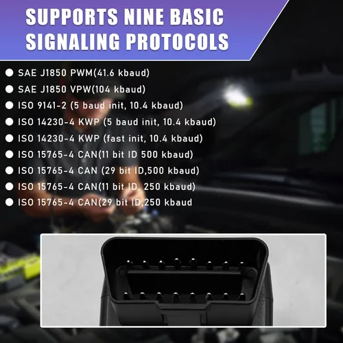 Vista 3 de Dickno Escáner Bluetooth OBD2 para automóvil, lector de código inalámbrico y herramientas de escaneo de diagnóstico de motor de verificación