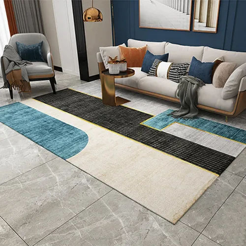 Vista 2 de Heated Rug with Timer & Non-Slip Bottom, Electric Heating Carpet for Living Room, Bedroom & Nursery, 220V,55CM*90CM