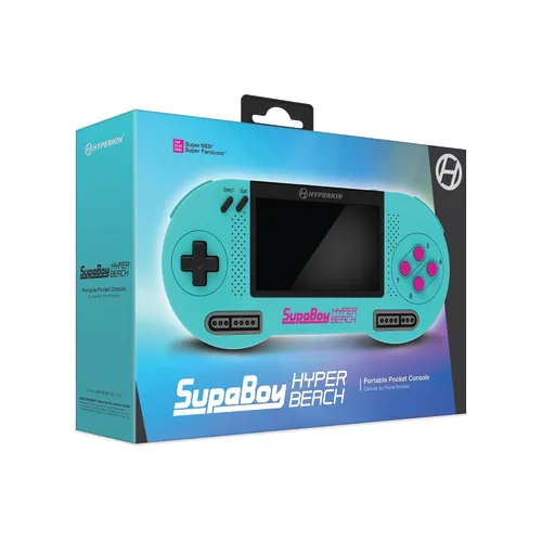 Vista 2 de Hyperkin SupaBoy Portable Pocket Console for Super NESSuper Famicom (Hyper Beach) - Super NES