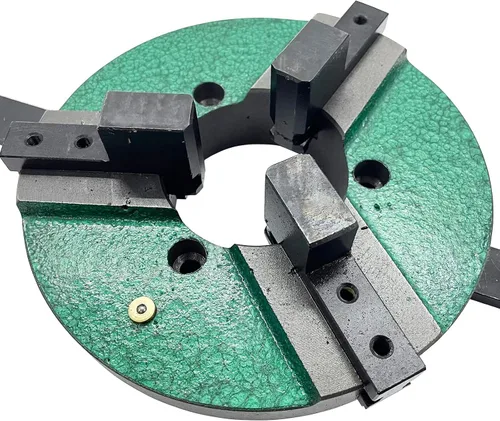 Vista 2 de INTBUYING Posicionador de soldadura autocentrante de 3 mandíbulas de 8 "Posicionador de mesa Portabrocas reversible de 7.874 in para fresadora