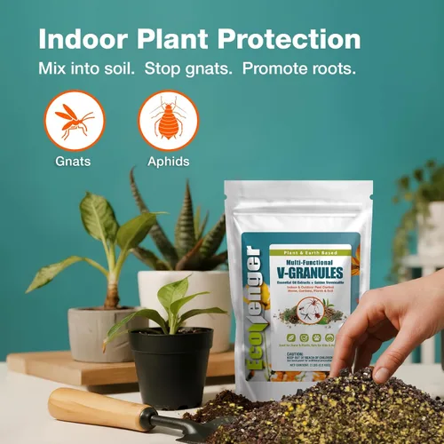 Vista 7 de EcoVenger Bolsa multiusos de gránulos en V de 2 libras, horticultura o uso doméstico para protección en interiores y exteriores contra insectos