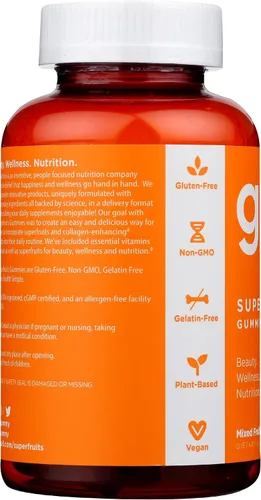 Vista 4 de Goli Nutrition, gomitas de frutas mixtas, 60