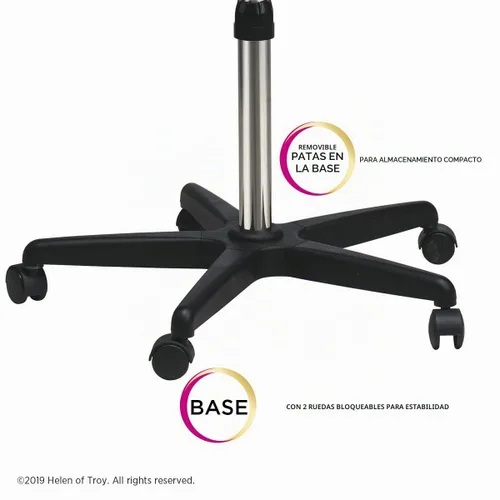 Vista 6 de Secador Gold 'N Hot Elite 1875-watt con soporte estilo bonete profesional Silver