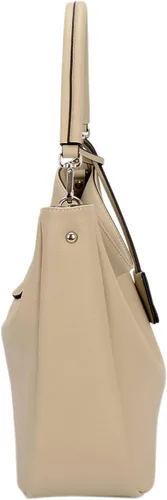 Vista 2 de DAVIDJONES - Bolso tipo Hobo de piel sintética suave para mujer, bolso cruzado mediano, bolso de hombro con asa superior, Bolso Hobo clásico simple