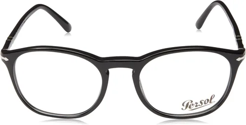 Vista 2 de Persol PO3007VM - Marcos cuadrados para gafas graduadas, Negro (blackDemo Lens)