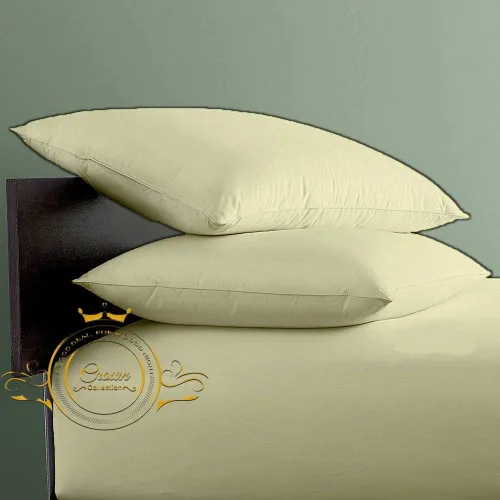 Vista 72 de Crown Collection Juego de 2 fundas de almohada estándar de 20 x 26 pulgadas, hipoalergénicas de 600 hilos, 100% algodón egipcio, fundas de almohada