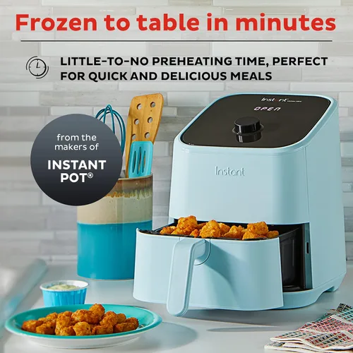 Vista 2 de Instant Pot Vortex 2 cuartos Mini Freidora de Aire, Pequeña Freidora de Aire que Cruje, Recalienta, Hornea, Asa para Comidas Rápidas y Fáciles