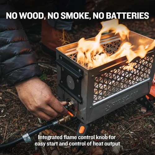 Vista 4 de Ignik FireCan Elite, Hoguera portátil de propano de alta potencia
