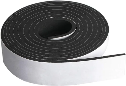 Vista 8 de Dualplex - Rollo de tira de espuma de neopreno, 1 pulgada de ancho x 10 pies de largo x 1/4 pulgadas de grosor, sellado contra la intemperie, tiras