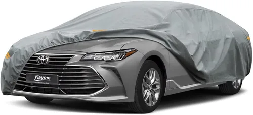 Vista 38 de Kayme Funda de Coche de Servicio Pesado Impermeable para Todo Tipo de Clima, Ajuste Personalizado para Tesla Model S, Cubierta Exterior Completa