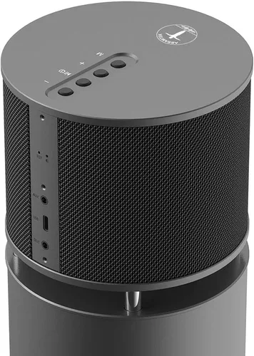 Vista 2 de ABRAMTEK Altavoz Bluetooth de 100 W, altavoz inalámbrico de alta potencia E600 con subwoofer de súper graves y sonido 360 para el hogar, oficina
