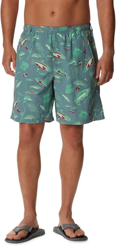 Vista 80 de Columbia Super Backcast - Pantalón corto de agua para hombre Impresión de tinte negro