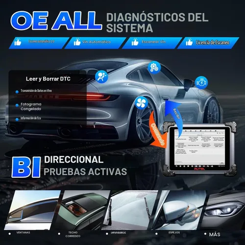 Vista 6 de Autel MaxiSys Elite II Pro Scanner J2534 Reprogramación de actualización gratuita de 2 años High-end professional automotive diagnostic tool 40+