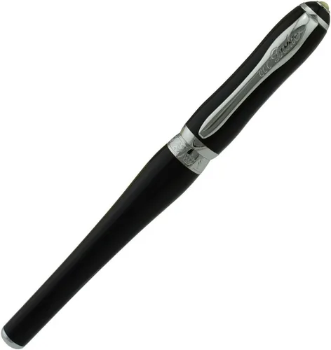 Vista 4 de Duke Asian Calligraphy Fude Nib Pluma estilográfica fina a ancha Naturaleza Madre Perla en tapa con estuche para bolígrafo boceto Dibujo Arte Firma