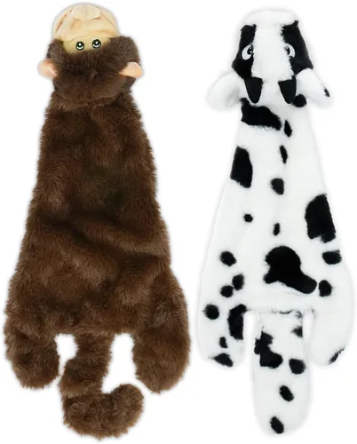 Vista 41 de Best Pet Supplies Juguetes chirriantes para perros con tela suave y duradera para mascotas pequeñas, medianas y grandes, juguete interactivo