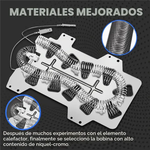 Vista 6 de Elemento calefactor para secadora DC47-00019A actualizado 2026 DC96-00887A DC47-00016A DC47-00018A DC32-00007A Fusible térmico apto para secadora