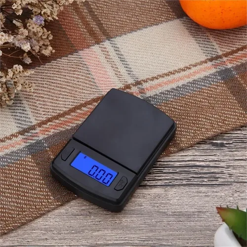 Vista 7 de Báscula digital de cocina, báscula digital de bolsillo, precisión 0.00 oz miligramo, mini báscula de joyería, báscula electrónica, gramos, pantalla