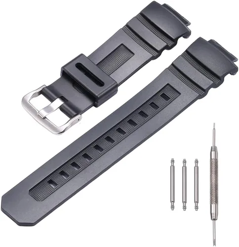 Vista 7 de Correa de resina adecuada para Caiso G-shock AWG-M100 AW590/591 resistente solar impermeable reloj deportivo accesorios de banda de repuesto