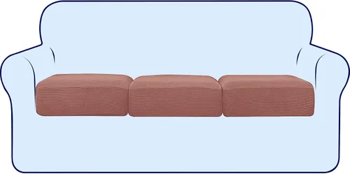 Vista 80 de subrtex Funda de Cojín Elástica Suave para Asiento de Sofá Funda Deslizable de Spandex para Silla y Sofá Adecuada para 1-2-3 Plazas Reemplazo