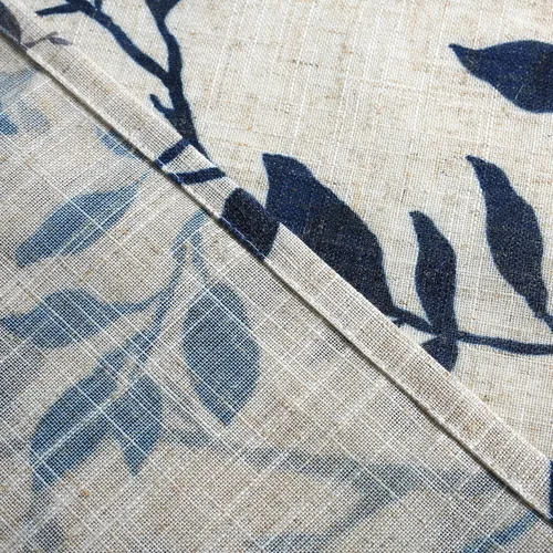 Vista 13 de Cenefa de cocina de lino, cenefas de cortina con estampado de hojas de árbol para baño, dormitorio, sala de estar, decoración de granja con bolsillo
