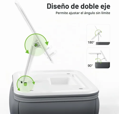Vista 3 de elitehood Soporte ajustable de la almohada del iPad para el regazo, cojín