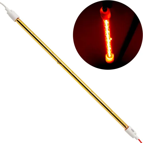 Vista 14 de DATOUBOSS Bombilla de calentador de 1000 W para lámpara de curado de pintura infrarroja Tubo de repuesto de bombilla de calentador de onda corta