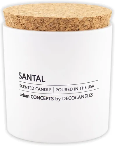 Vista 11 de Conceptos Urbanos de DECOCANDLES - Manzana Canela - Vela de soya altamente perfumada - Larga duración - vertida a mano en Estados Unidos (6 Oz.)