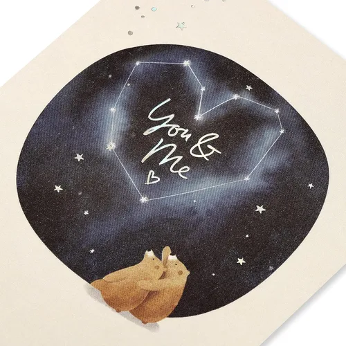 Vista 5 de American Greetings - Tarjeta romántica (Escrito en las estrellas)
