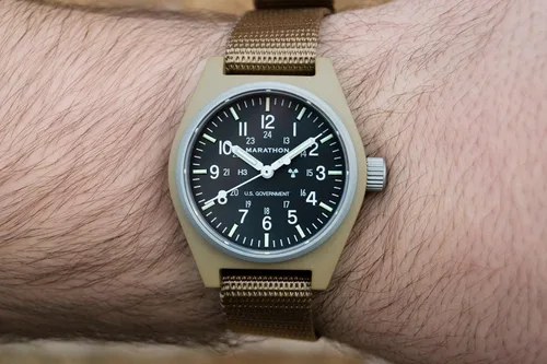 Vista 2 de MARATHON Correa de reloj de nailon balístico, grado militar con acero inoxidable, hebilla no magnética