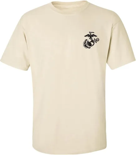 Vista 11 de zerogravitee Camiseta de manga corta para adulto con emblema de los marines Jaspeado oscuro