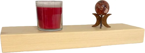 Vista 35 de joelsantiques Estantes flotantes de madera de 18 pulgadas para pared, 18 x Beige