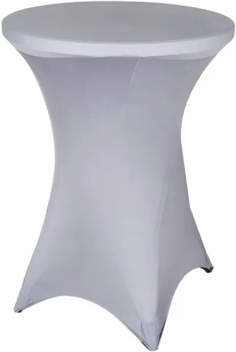 Vista 13 de BalsaCircle Mantel elástico ajustable de elastano negro de 36 pulgadas para decoración de bodas, fiestas, eventos
