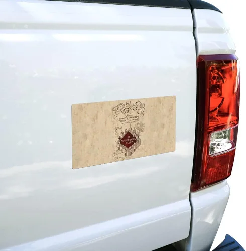 Vista 4 de GRAPHICS & MORE Harry Potter Marauders Map Automotive Car Window Locker - Adhesivo para parachoques