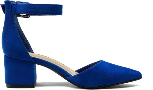 Vista 3 de DREAM PAIRS ANNEE - Zapatos de tacón grueso bajo con punta para mujer