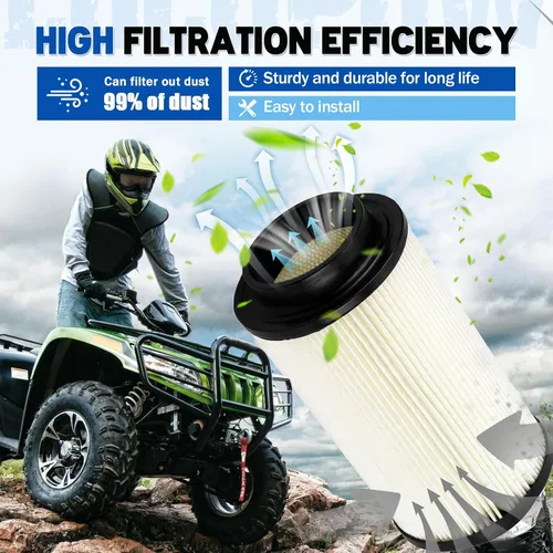Vista 3 de Filtro de aire 7080595 para Polaris Sportsman 335 400 450 500 550 570 600 700 800 850 Scrambler Magnum repuestos de ATV Trail Boss Worker Xpedition