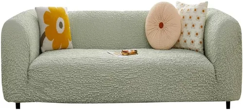Vista 13 de Funda para sofá de 1, 2, 3, 4 plazas, de poliéster suave, de alta elasticidad, elegante funda para sofá, 1 pieza, protector de muebles para sala