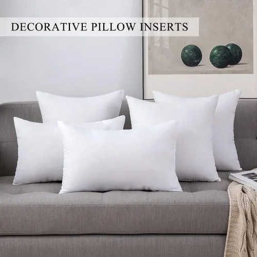 Vista 7 de MIULEE Juego de 2 rellenos de almohada de primera calidad, forma rectangular para cojín decorativo, cama, sofá, 12 x 18 pulgadas