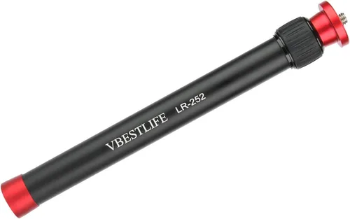 Vista 7 de Yosoo Health Gear Extensor de trípode, varilla de extensión monopod de aleación de aluminio para cámara, rojo, rosca 1/4-20, montaje en el piso