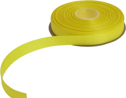 Vista 11 de Cinta de grogrén sólido de 25 yardas cada rollo, borde tejido 100% poliéster (1 pulgada, beige)