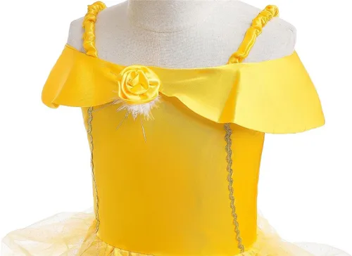 Vista 4 de Dressy Daisy Disfraz de princesa para niñas pequeñas, disfraces de fiesta de Halloween con accesorios