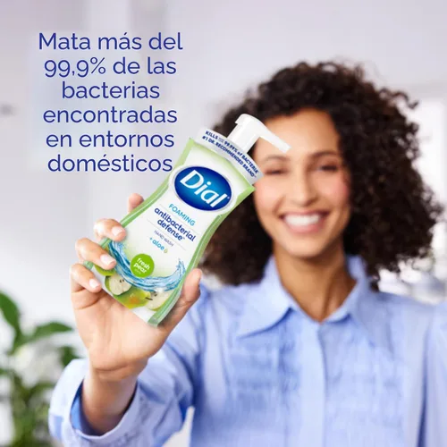 Vista 2 de Dial Recambio de jabón de manos antibacteriano espumoso, pera fresca, 52 onzas líquidas