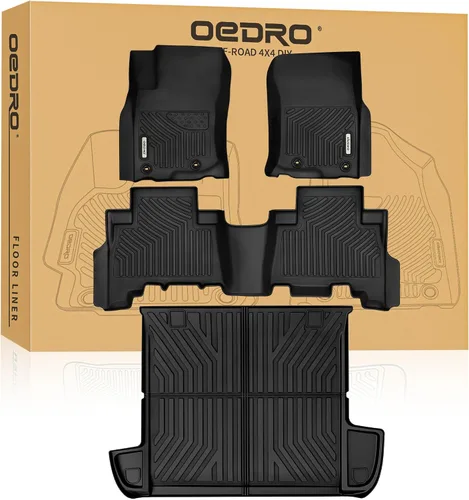 Vista 8 de [Usado] OEDRO Revestimiento del Maletero de Carga Compatible con Chevrolet Equinox/GMC Terrain 2010-2017, Tapete de Carga Antideslizante de Ajuste