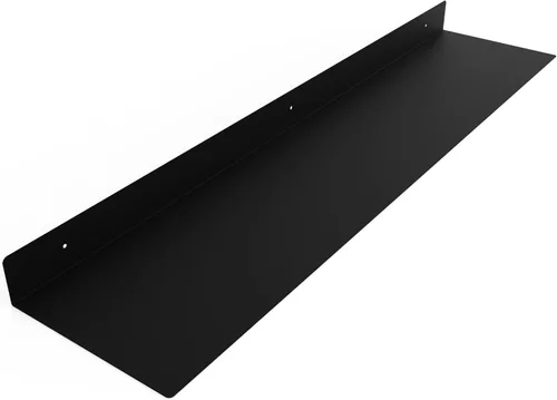 Vista 27 de Estante Flotante Lineal Hecho en EE.UU. - Acero Forjado Fabricado en EE.UU. - Estante Industrial de Metal de Servicio Pesado Montado en Pared